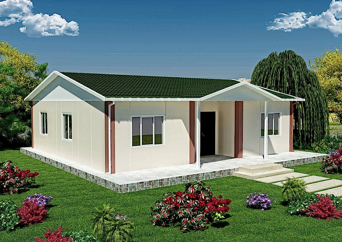 95 m2 Prefabrik Tek Katlı Konut