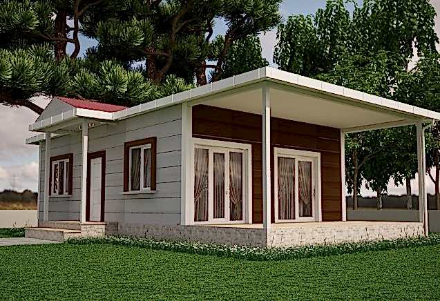 70 m2 Çelik Tek Katlı Konut
